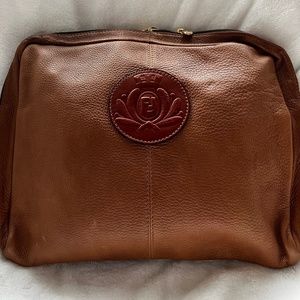 #26 Fendi Leather Laptop Case